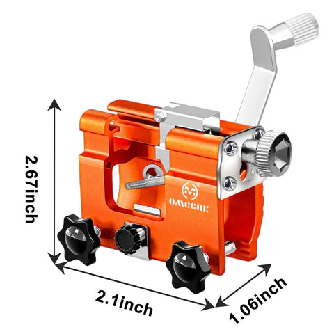 Portable Universal Chainsaw Sharpener Kit With 10 High Hardness Titanium Plated Diamond Bits For 4 To 22 Inch Chainsaws DIY Friendly Jig