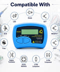Upgraded Automatic Semiconductor Tester Compatible With Dca55 Analyzer showing compatibility icons for various components.