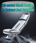 1TB Portable SSD With USB 3.2 Gen 2 Up To 1000 MBps USB A And USB C Ready For Any Setup Beast Speed Rugged Zinc Alloy