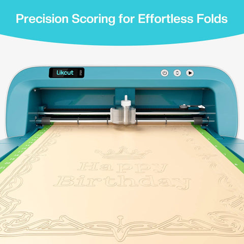 Two Pack Scoring Stylus Pens For S501 And S41 Vinyl Cutters Nail The Crease Straight Up Flawless For Card Making Scrapbooking And Crisp Envelope Folding Zero Hassle Diy Crafting Gear in use with Likcut machine.