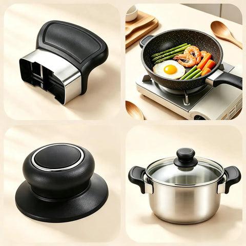 Awesome Six Piece Replacement Set For Your Kitchen Pots Handles And Lid Knobs Bakelite Heat Resistant Cookware Repair Kit For Saucepans Pressure Cookers And Glass Lids Easy Fix Upgrade. Bakelite pot handle and lid knob set for cookware repair