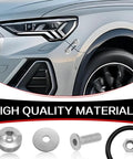 Universal Car Bumper Quick Release Fastener Kit Stainless Steel Bolts For Front And Rear Bumpers Easy Installation No Fuss No Drill