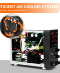 Interior view of 30V 5A Adjustable DC Bench Power Supply with 4 Digit LED Display, highlighting efficient air cooling system.