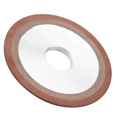 Beast Mode Diamond Grinding Wheel For Hard Metals, 125mm Diamond Disc with 32mm Arbor, side view on white background