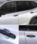 Heavy Duty Car Door Handle Cover Protection Guard Compatible Subaru Ascent 2019 2025, black on exterior handles