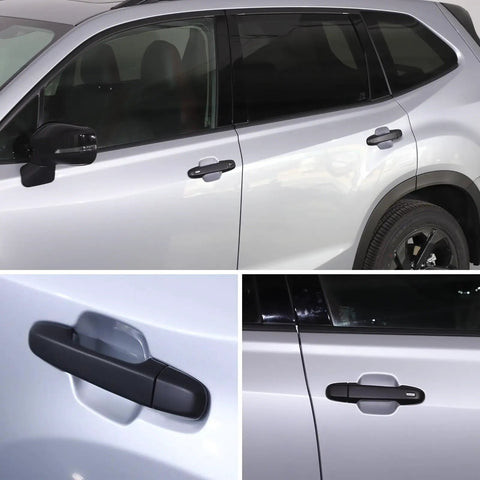 Heavy Duty Car Door Handle Cover Protection Guard Compatible Subaru Ascent 2019 2025, black on exterior handles