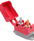 30 Amp 12 Volt Type 1 Automatic Reset Circuit Breaker With Red Vinyl Cover No More Blown Fuses Thermal Auto Reset Easy Install