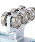 Close-up of Heavy Duty 6 Wheel Trolley Electric Hoist With Silent Rolling Bearings For Sliding Doors showcasing smooth ball bearings.