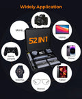 52in1 Mini Precision Screwdriver Set With S2 Military Grade Alloy Bits Magnetic Repair Tool Kit for electronics, phones, PCs, and more