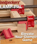 Heavy Duty Woodworking Clamp Pads 12 Pack Shield Boards From Nasty Glue Residue And Dent Marks Universal Fit On Bar And Pipe Clamps used on wood.