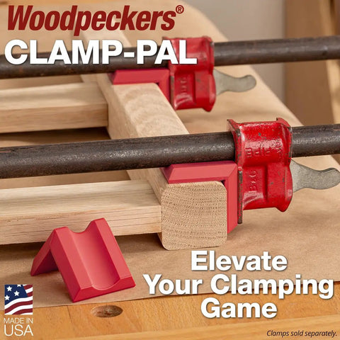 Heavy Duty Woodworking Clamp Pads 12 Pack Shield Boards From Nasty Glue Residue And Dent Marks Universal Fit On Bar And Pipe Clamps used on wood.