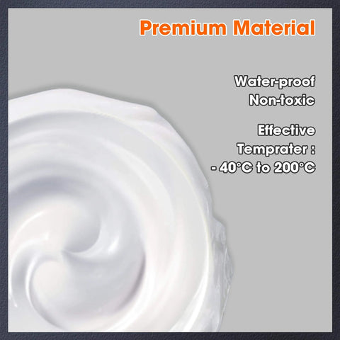 Close-up of Lithium Grease For E Bike Motors And Gears, Waterproof formula, temperature range displayed on the product packaging.