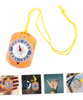 Adventure Ready Outdoor Precision Compass with safety lanyard showcasing luminous pointer and ruler.