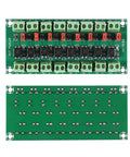 Dual view of 8 Channel Optocoupler Isolation Board For Isolation Control And Voltage Conversion 3.6 To 30V Drive Module Photoelectric Isolated Interface Dual Pack Adapter Board