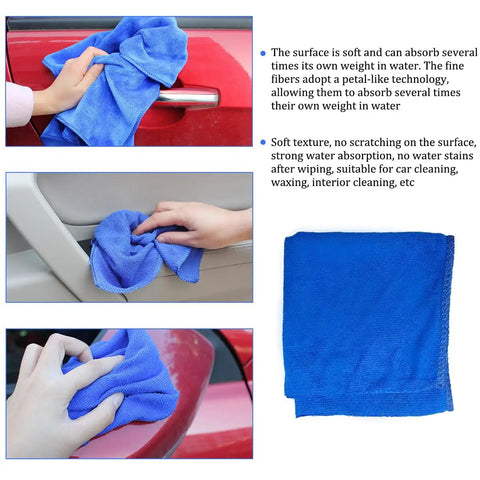 DIY Friendly Car Glass Polishing Kit With Cerium Oxide Powder And Wool Pads soft towel for cleaning car surfaces