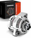 Front view of Alternator For Toyota Camry And Solara 1997 To 2001 2.2L 80A 12V CW 5 Groove Pulley Replacement High Output Auto Part