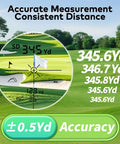 1200Yards Golf Range Finder With Slope And Flag Lock Vibration 7X Magnification Lightweight Rechargeable Handheld Range Finder view