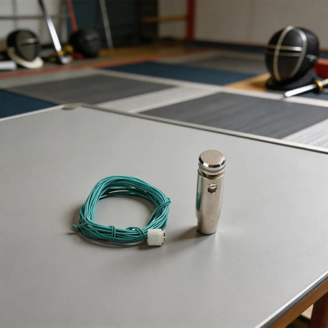 Epee Wire 1m With Point Tip For Easy Fencing Maintenance And Repair Pro Grade High Conductivity Metal Cable on table