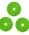 4-1/2 Inch Tile Cutter Diamond Saw Blade Ultra Thin Kerf 0.05 Inch For Dry And Wet Cutting Grinding And Chamfering Porcelain Ceramic Glass Marble On Any Angle Grinder Set Of 3, green 4.5-inch blades