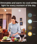 Smart A21 Led Bulb Delivers Cozy Soft Warm White Light Equivalent To 100 Watts In One Handy Pack With E26 Base in kitchen scene