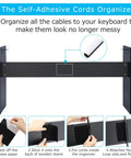 Wooden Keyboard Stand For Yamaha P143 P145 P223 P225 Digital Pianos with cable organizer in black finish, easy assembly