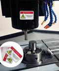 PVC Mechanical Safety Warning Stickers Set 10pcs High Visibility Danger Decals For Machinery Equipment Prevent Accidents