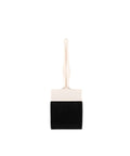 Deluxe Chiseled 3 Inch Paint Brush With Thick Polyurethane Foam For A Smooth No Brush Marks Finish White Handle With Built In Stiffener Blade