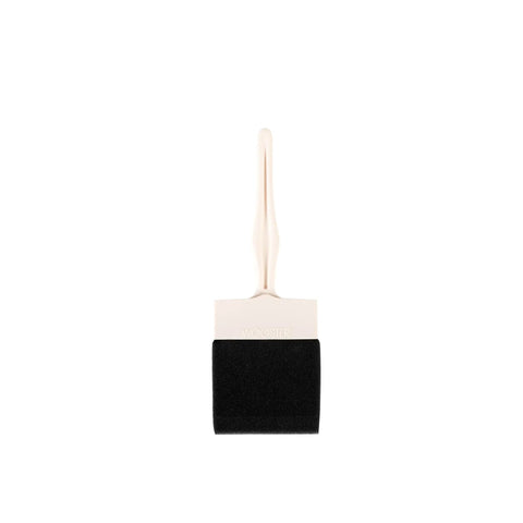 Deluxe Chiseled 3 Inch Paint Brush With Thick Polyurethane Foam For A Smooth No Brush Marks Finish White Handle With Built In Stiffener Blade