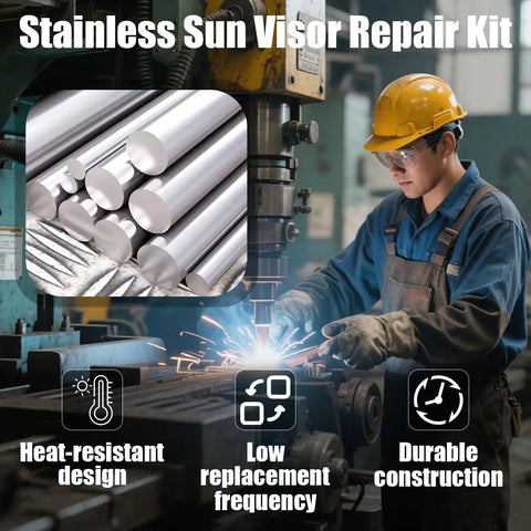 Heavy Duty Sun Visor Repair Kit For Jeep Wrangler JK JKU 2007 To 2017 Four Piece Visor Tube Set welding process