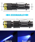 365Nm And 395Nm Ultraviolet Flashlight For Detecting Dog Urine And Pet Stains Portable Blacklight LED Torch zoom feature graphic