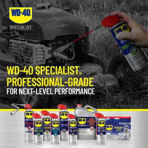 WD-40 Specialist Electronics Contact Cleaner Spray 11 Oz Six Pack quick dry residue free formula for sensitive electrical equipment