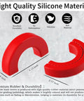 Red Tow Hook Cover Set For Silverado 1500 And Sierra 1500 2007 To 2024 And 2007 To 2018 Custom Tow Hitch Covers Fit Chevy Silverado