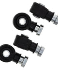 Polaris Tie Rods With End Kit Beefed Up For Sportsman 570 800 Scrambler 400 Trail Boss 250 End Link Set OEM Compatible 7061139 7061138 5134242 And Other OEM Numbers, black metal ends