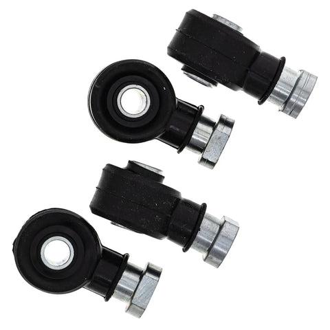 Polaris Tie Rods With End Kit Beefed Up For Sportsman 570 800 Scrambler 400 Trail Boss 250 End Link Set OEM Compatible 7061139 7061138 5134242 And Other OEM Numbers, black metal ends