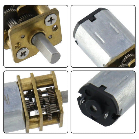 Ultra Compact 6V Micro DC Geared Motor With 3mm Shaft For RC Cars Robots And DIY Toys 30 RPM Mini Metal Gear Reduction Motor