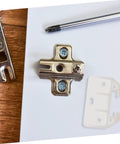 Drawer Track Guide Kit Twelve Piece Plastic Slides and Latches for Furniture Cabinets and Drawers Durable Easy Install Replacement Rails