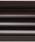 Aluminum Exterior Gable Louver Vent 16 Inch By 8 Inch For Walls And Crawl Space Durable Weather Resistant Air Grille With Built In Screen Mesh