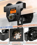 3 Ton Manual Adjustable I Beam Trolley With Flange Width From 3.66 To 8.46 Inches featuring heavy-duty steel wheels