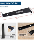 Heavy-duty pull bar from 65 Piece All In One Flooring Tools Kit For Laminate, Vinyl Plank And Hardwood Installations