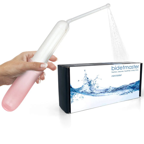 Portable Travel Bidet With Dual Pressure Options Automatic Electric Personal Hygiene Cleaner for travel use in pink