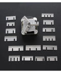 Heavy Duty Serrated Carton Sealer Blades Built Tough For Rock Solid Sharpness On Semi Automatic Packing Machines, 84x25x1.5mm