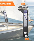 PT2 Sailboat Rigging Tension Gauge With Hands Free Operation Pro Grade Force Meter For Wire Rope And Standing Rigging Measures Three Sixteenths Seven Thirty Seconds And Quarter Inch Cables Up To Two Thousand Pounds. sailboat rigging tension gauge, 12.4 in x 5.31 in x 2.75 in