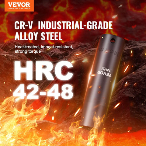 Impact Socket Set 3/8 Inch Drive, 48-Piece Including SAE 5/16 To 3/4 Inch And Metric 8 To 22 Mm showing Cr-V alloy steel socket