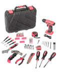 148 Piece Pro Grade Home Repair Tool Set With Durable Storage Case For Easy DIY Projects Red Chrome Vanadium Steel Tools