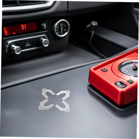 Auto Body Panel Alignment Shims Kit With U Shaped Slotted Washers, 144 Piece Set For Precise Car Door And Body Panel Leveling, on dashboard