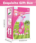 Toddler Golf Set For Kids Aged 2 To 4 Boys And Girls Upgraded Golf Clubs With Cart Putting Mat Indoor Outdoor Play Toy Safe Durable Plastic Pink Birthday Gift in box