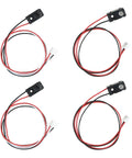 IR Break Beam Sensor Kit Two Sets Through Beam Photoelectric Switch With 5mm LED Indicators, four units with cables visible.