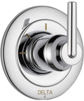 Trinsic 3-Setting Shower Diverter Trim Kit In Chrome Finish For 3 Way Shower Control, Switch Between Two Positions And Shared Mode