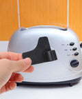 Hand holding Bread Maker Mixing Blades 2 Pack Metal Stirring Tools Replacement Parts For Bread Machines, Lightweight Durable Paddle Knives