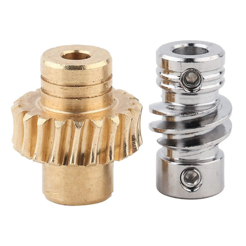 Beefy Industrial Robot Wheel Gear Set 10 To 1 SAE 841 Bronze Gear Durable Transmission For Robotics And Engineering Projects